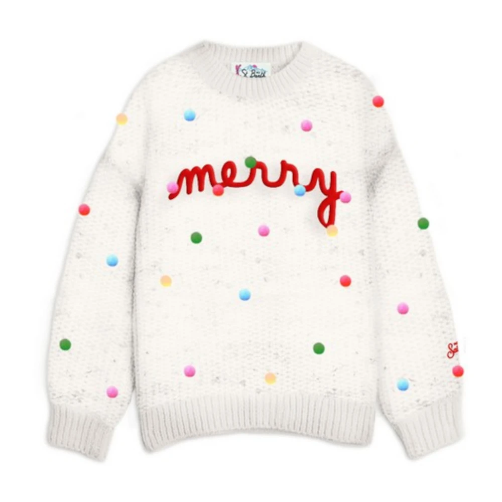 MC2 Saint Barth Witte Sweaters voor Mannen White Dames