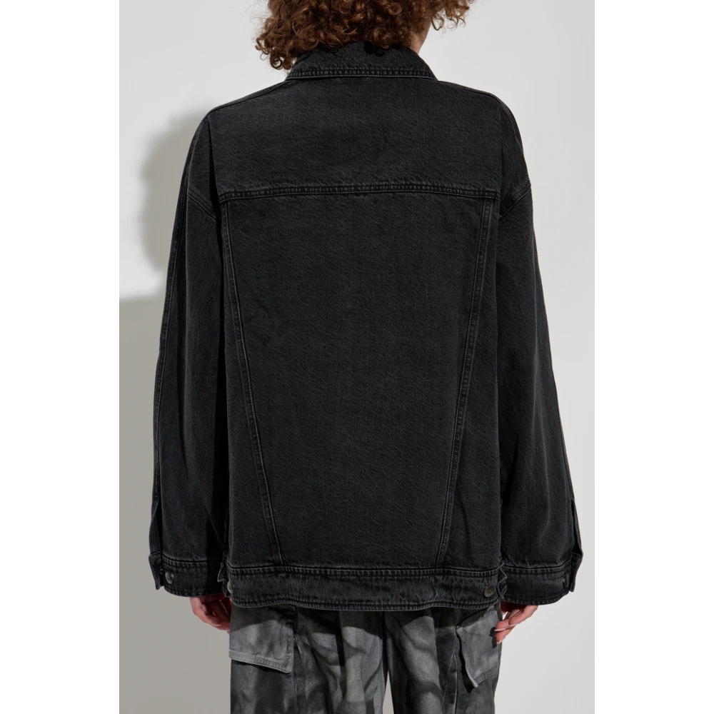 adidas Originals Spijkerjasje met glinsterende pailletten Black Dames