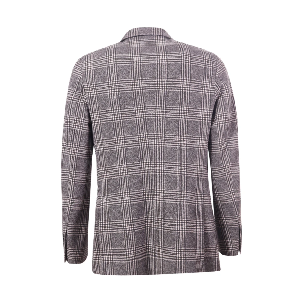 Circolo 1901 Grijze Jas met Revers Gray Heren