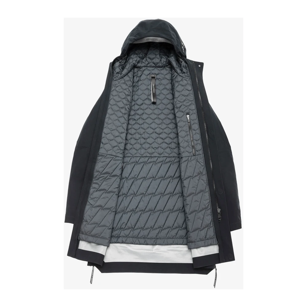 Krakatau Planck Waterdichte Winter Parka met Afneembare Binnenjas Gray Heren