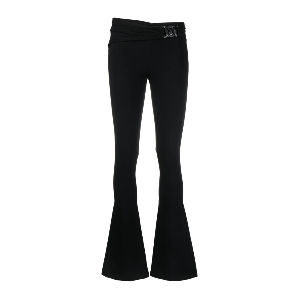 Versace Jeans Couture Zwarte stijlvolle Versace broek Black Dames