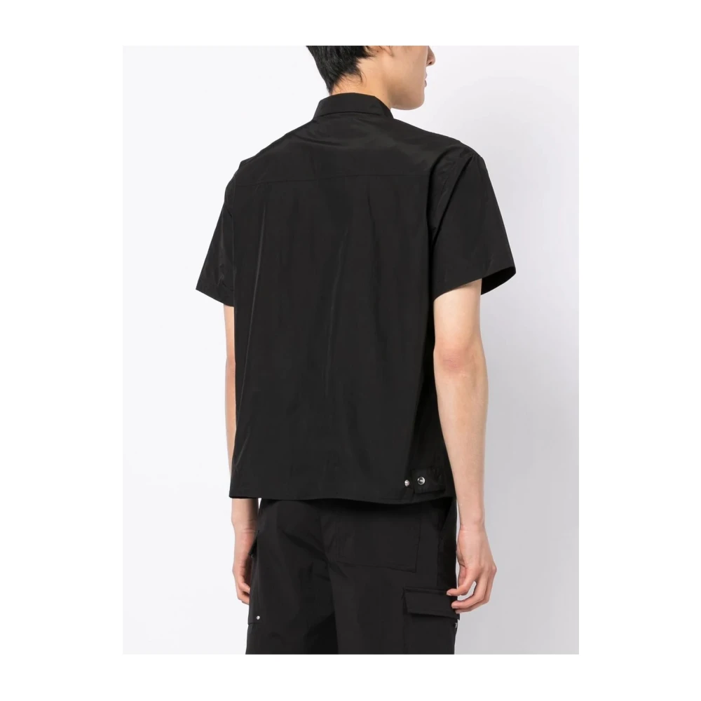Heliot Emil Nylon Shirt voor Mannen Black Heren