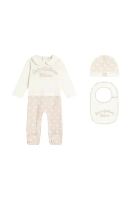 3-delars presentset i prickig jersey