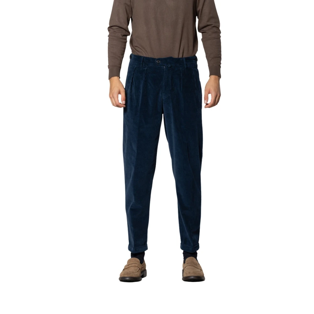 Mason's Uomo Blu Pantaloni, L, New,