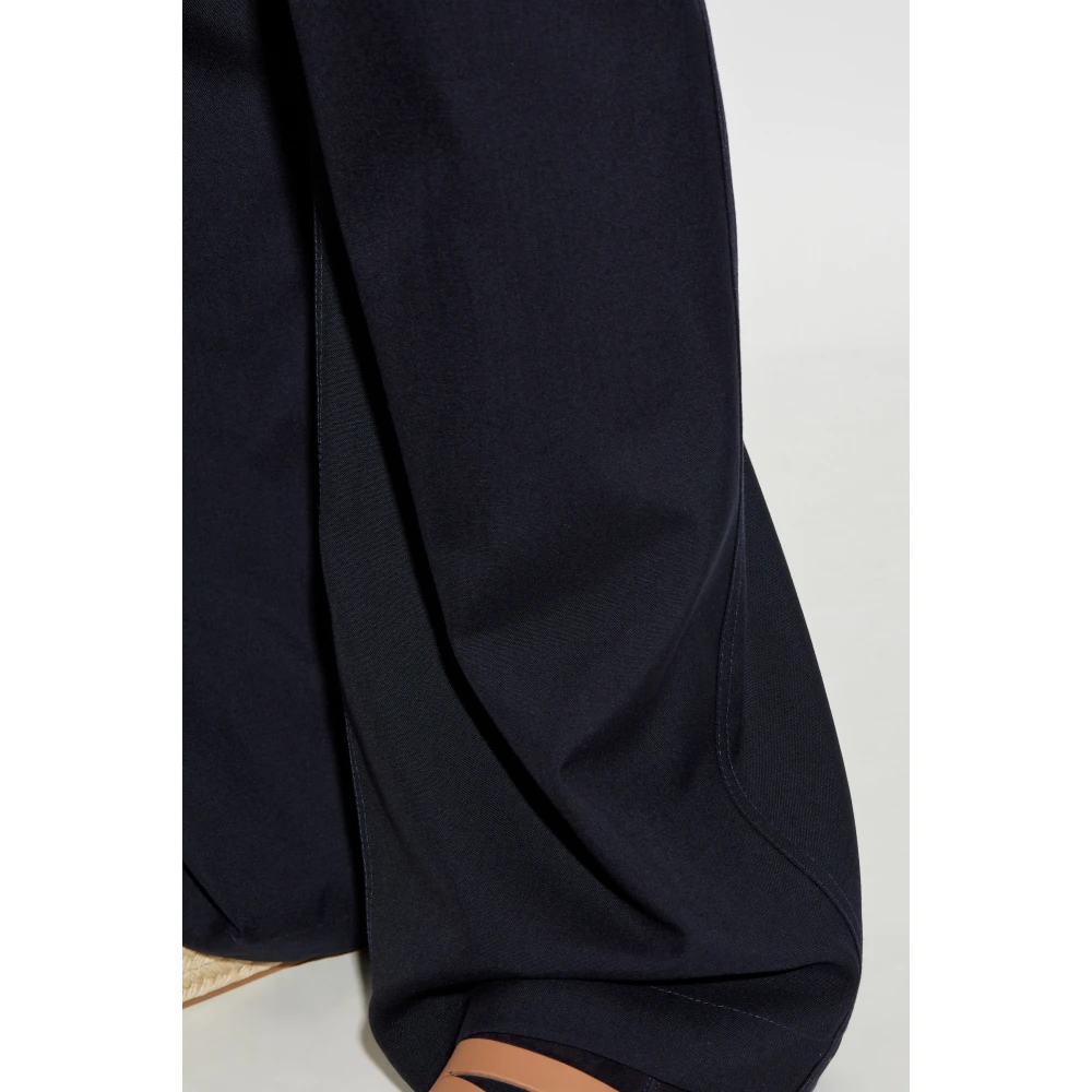 Marni Wollen broek Blue Heren