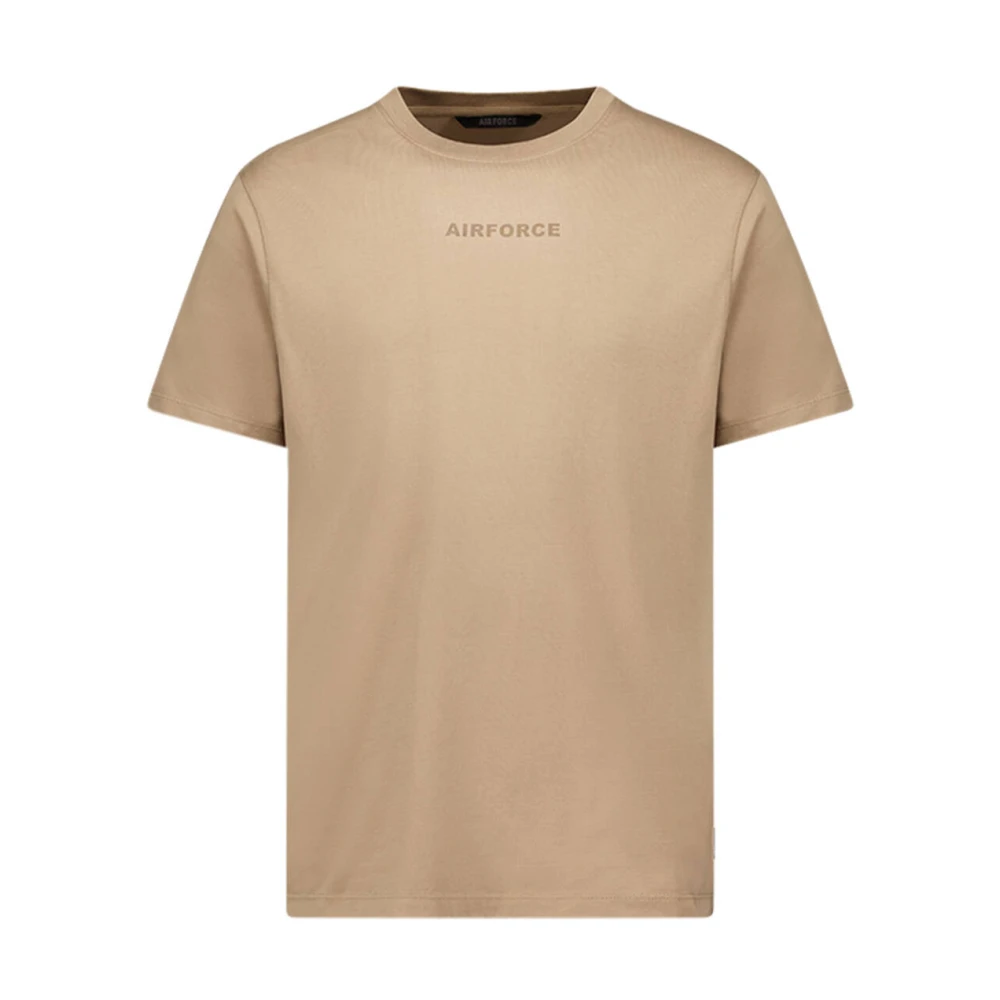 Airforce Logo Tee Korte Mouw Shirt Orange Heren