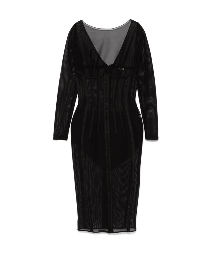 robe-midi-manches-longues-et-dos-en-v