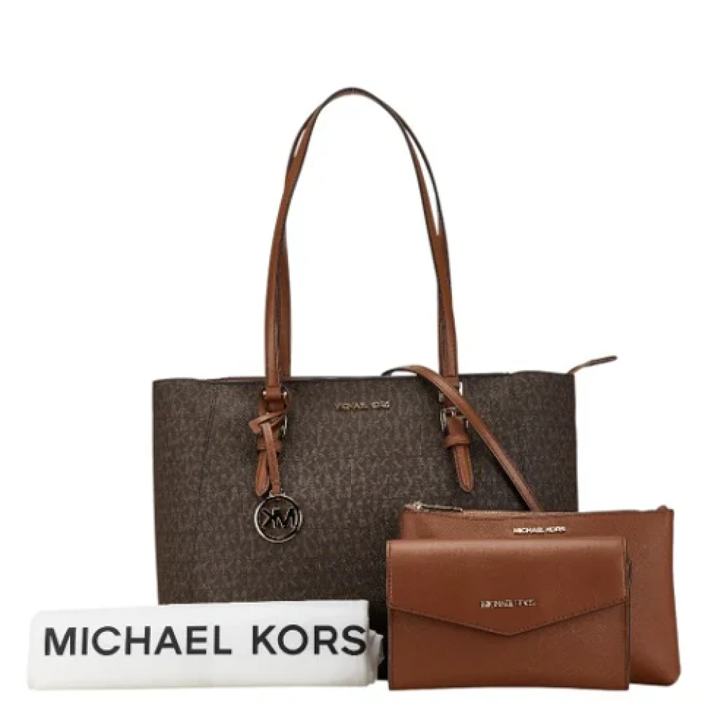 Michael Kors Pre-owned Leather shoulder-bags Brown Dames