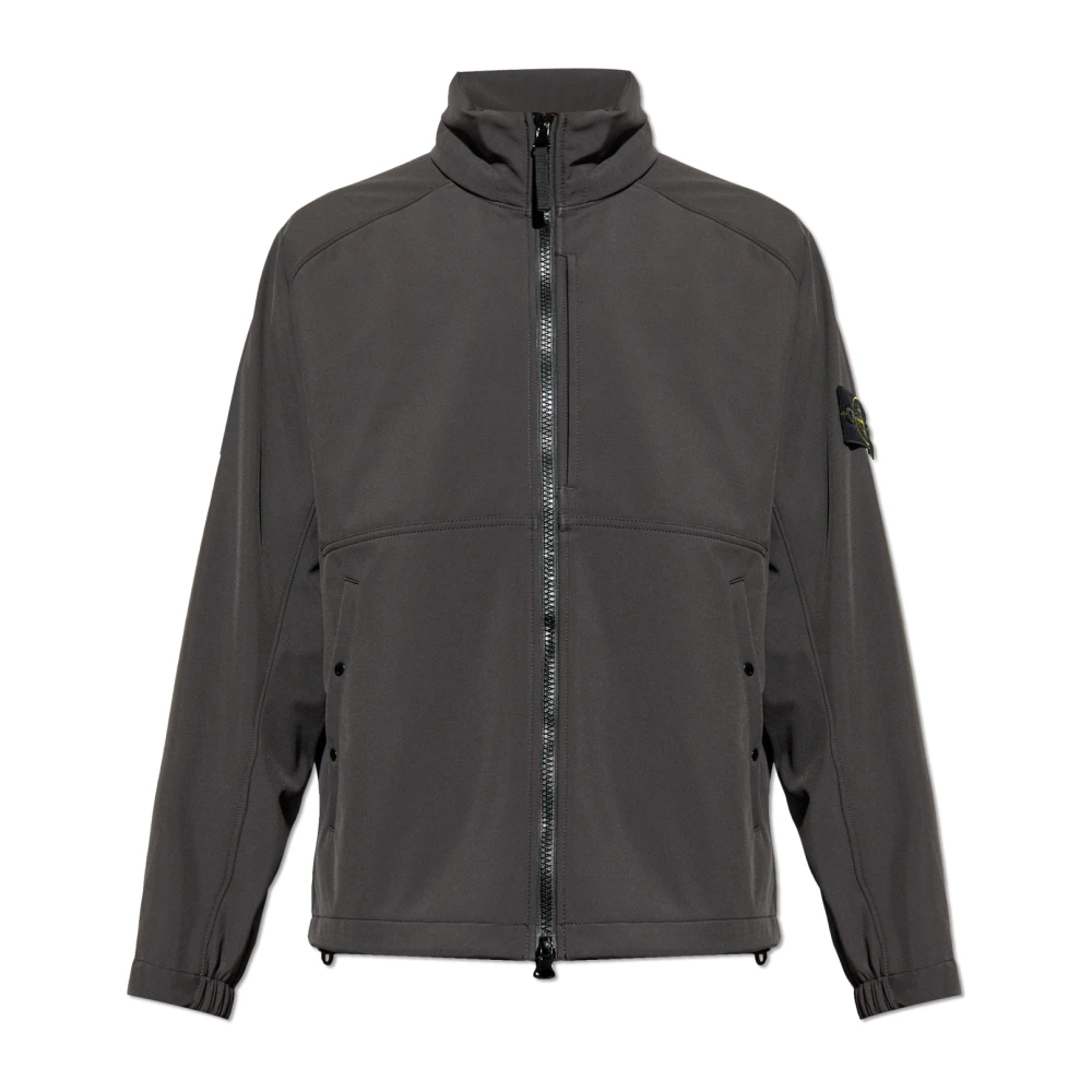 Stone Island Jacka med logotyp Gray, Herr