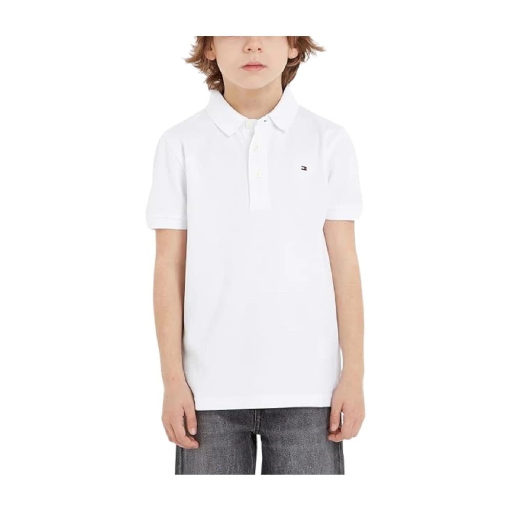 Tommy Hilfiger Men's White Flag Polo Shirt
