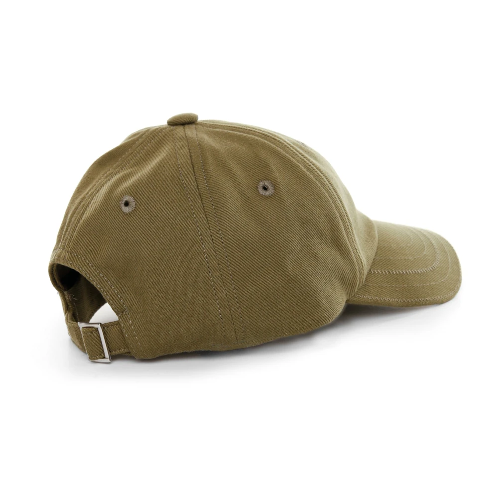Jacquemus Six-Panel Cap met Verstelbare Achterkant Green Heren