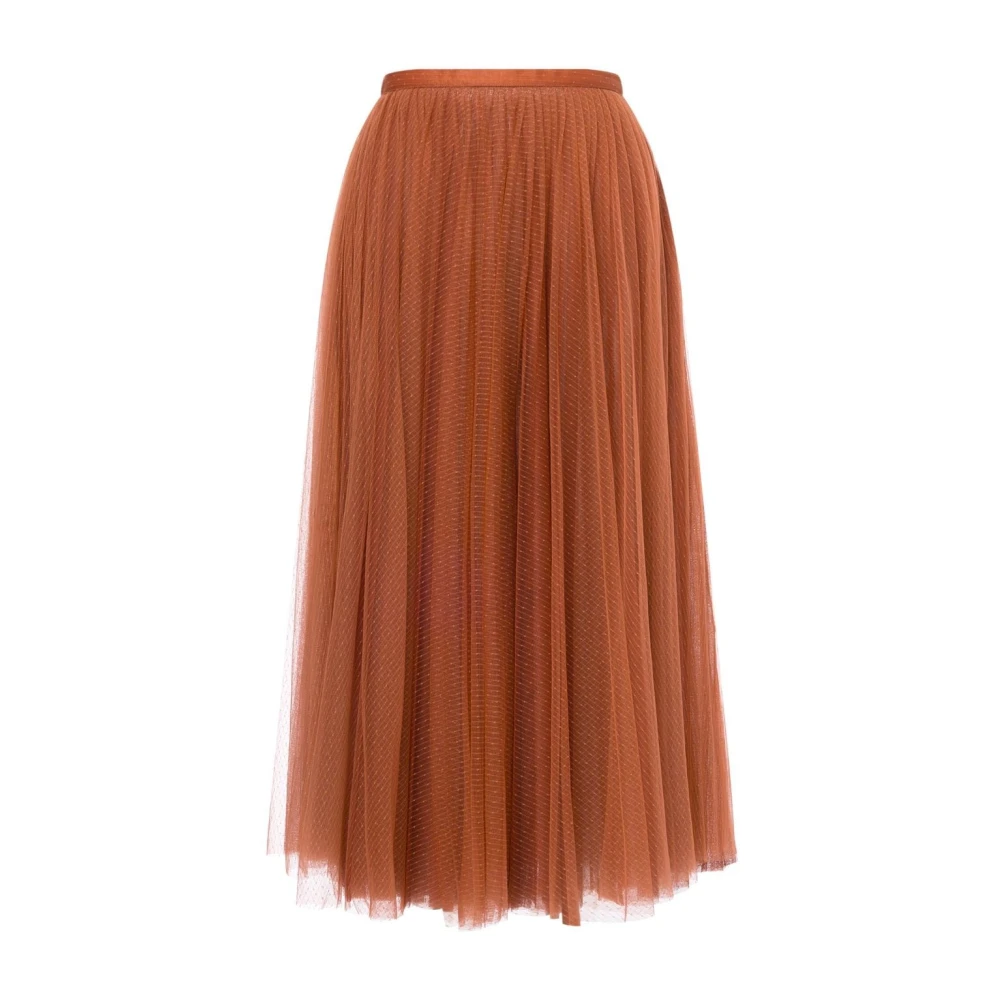 Philosophy di Lorenzo Serafini Bruine Gonna Rokken Brown Dames