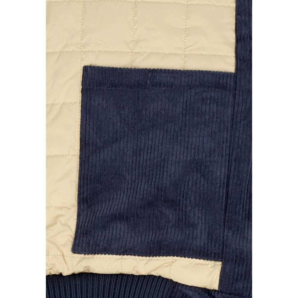 CAT Blauwe Nacht Fluweel Gewatteerde Jas Blue Heren