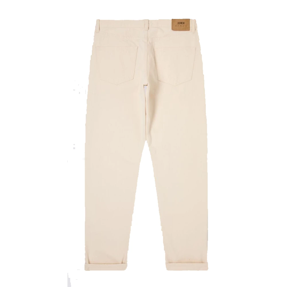 Edwin Natuurlijke Rode Selvage Regular Tapered Jeans Beige Heren
