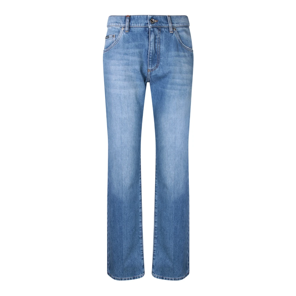 Dolce & Gabbana Blauwe Jeans Upgrade Stijlvolle Herenkleding Blue Heren