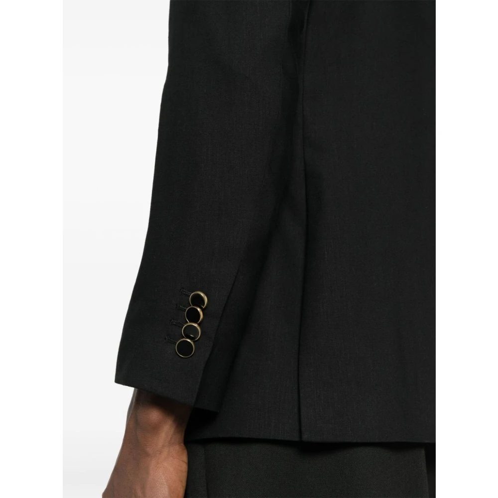 Lardini Zwarte Herenjassen Black Heren