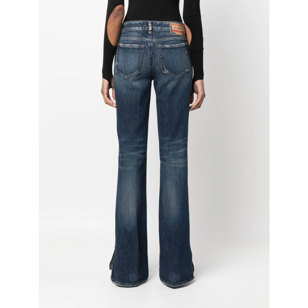 Diesel Flared Jeans Blue Dames