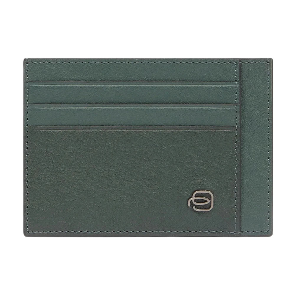 Piquadro Men's Green Wallets & Cardholders, One Size, Pocket Credit Card Pouch