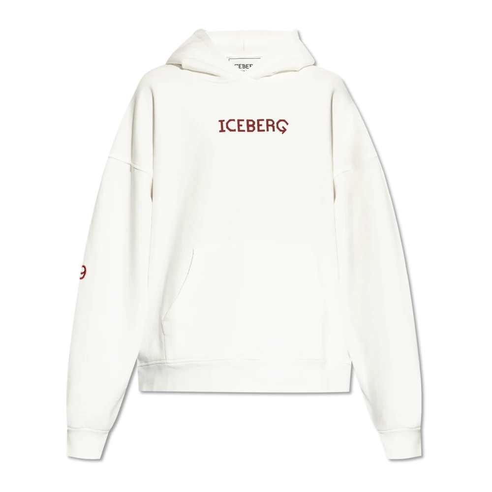 Iceberg Sweatshirt met logo White Heren