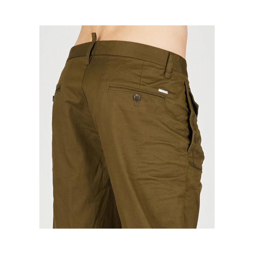 Dsquared2 Ranger Chino Denim Broek Green Heren