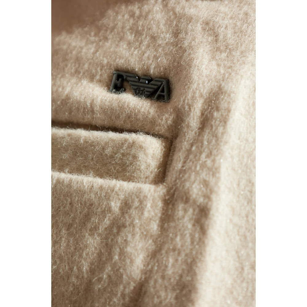 Emporio Armani Wollen broek Beige Heren