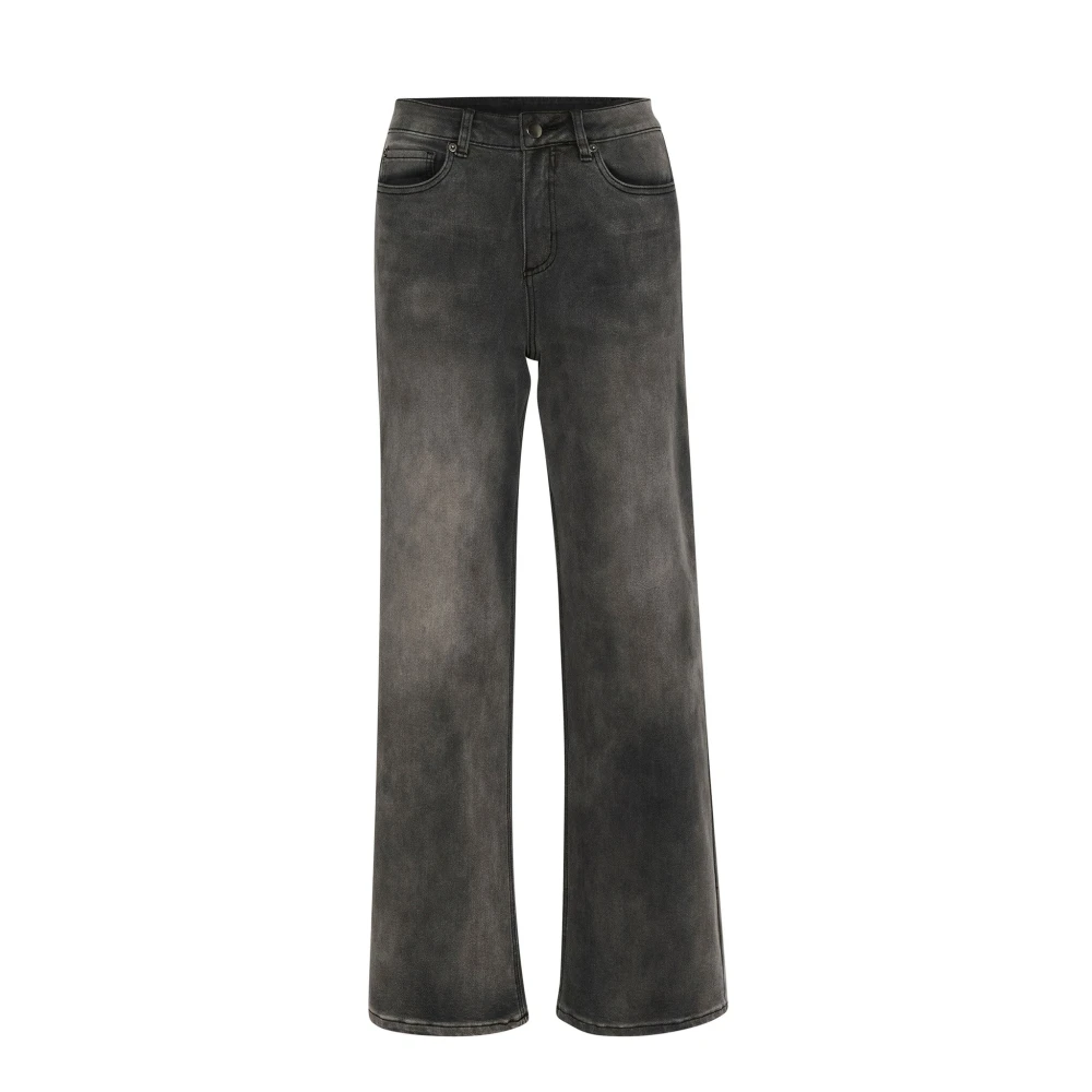 Kaffe - Jeans > Wide Jeans - Gray - Kaffe - Modalova