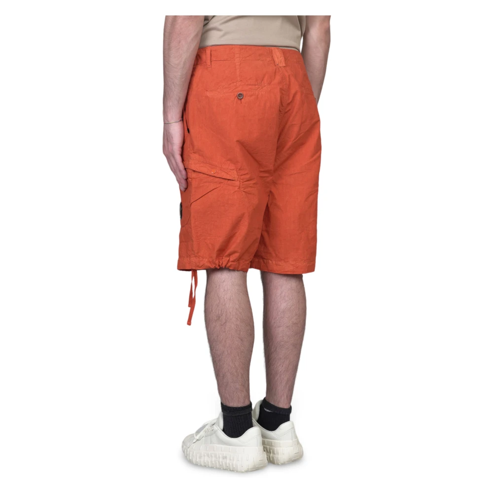 C.P. Company Lichte Cargo Shorts Orange Heren