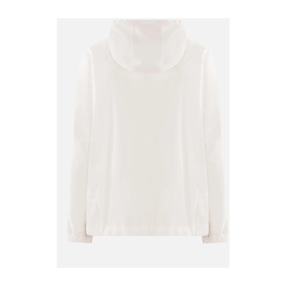 BRUNELLO CUCINELLI Witte Technische Windbreaker met Heraldiek Logo White Dames