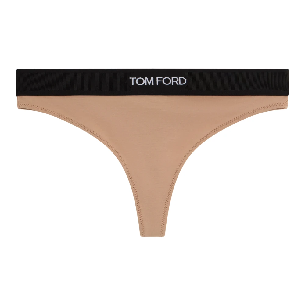 Tom Ford Women's Beige Modal Signature Thong