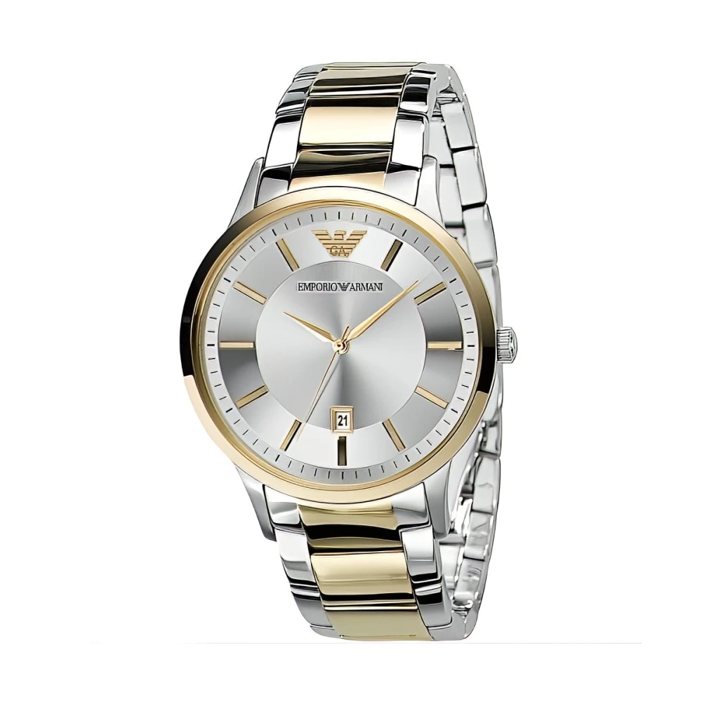 Emporio Armani Uomo Oro Logio Da Ar2449 Bicolore - Immagine 2