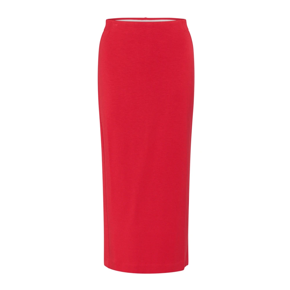Inwear Red Midi Skirts, Female, Xs, Aidaiw Skirt