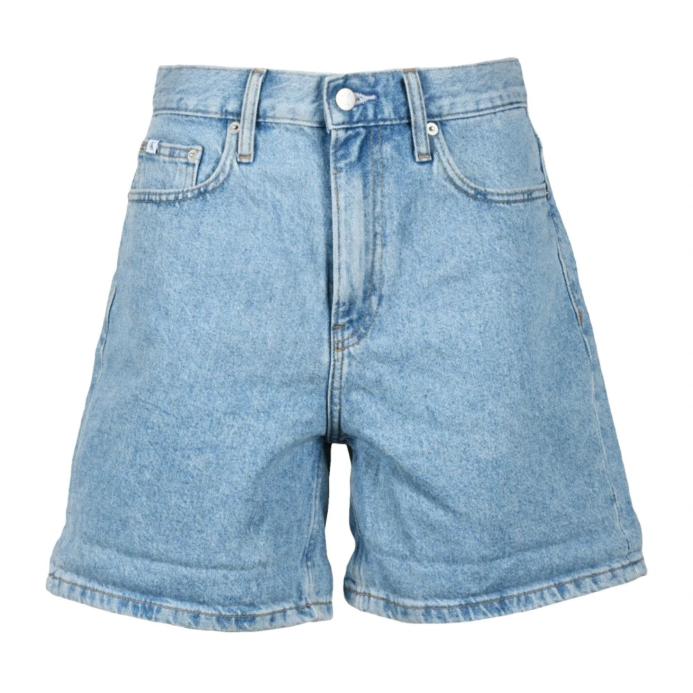 Calvin Klein Jeans Denim Shorts Blue Dames