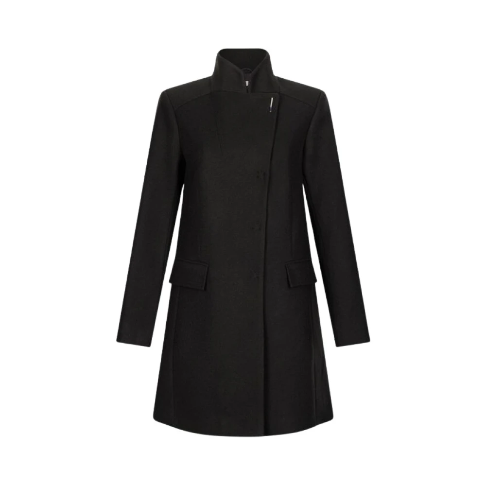 Liu Jo Donna Nero - Cappotto Monopetto - Coats - M