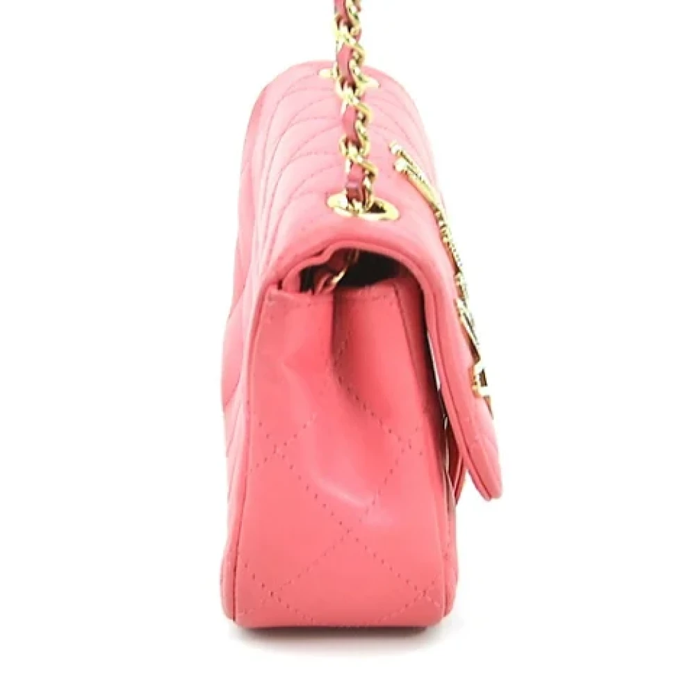 Chanel Vintage Pre-owned Leather shoulder-bags Pink Dames
