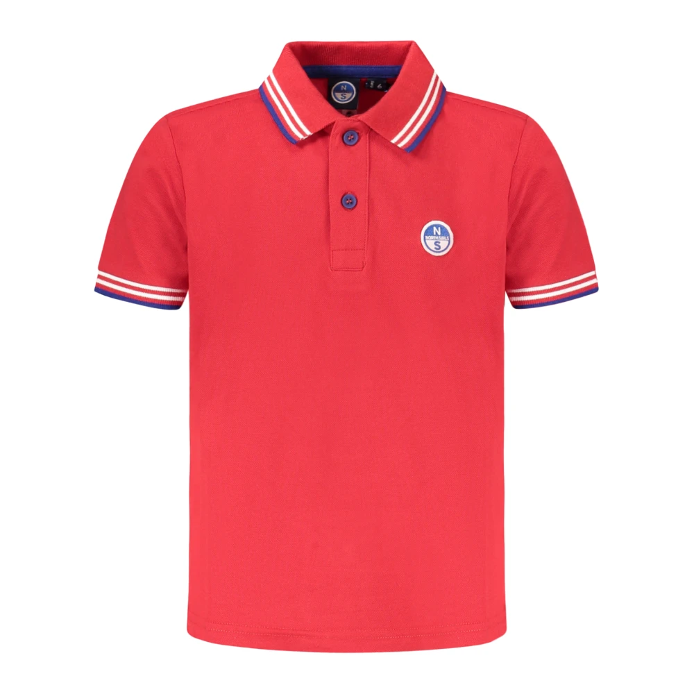 North Sails Unisex Rood Short Sleeve Polo
