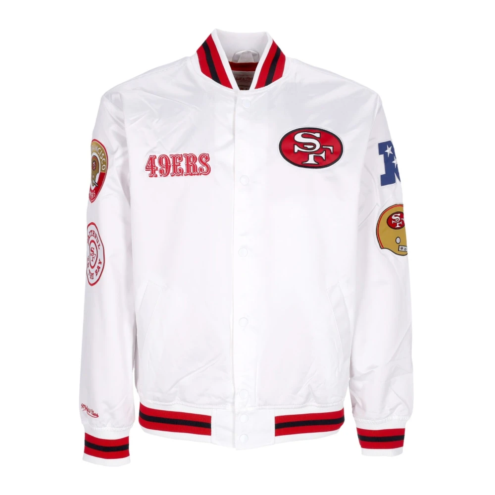 Mitchell & Ness NFL Hometown Bomber Jack Wit White Heren