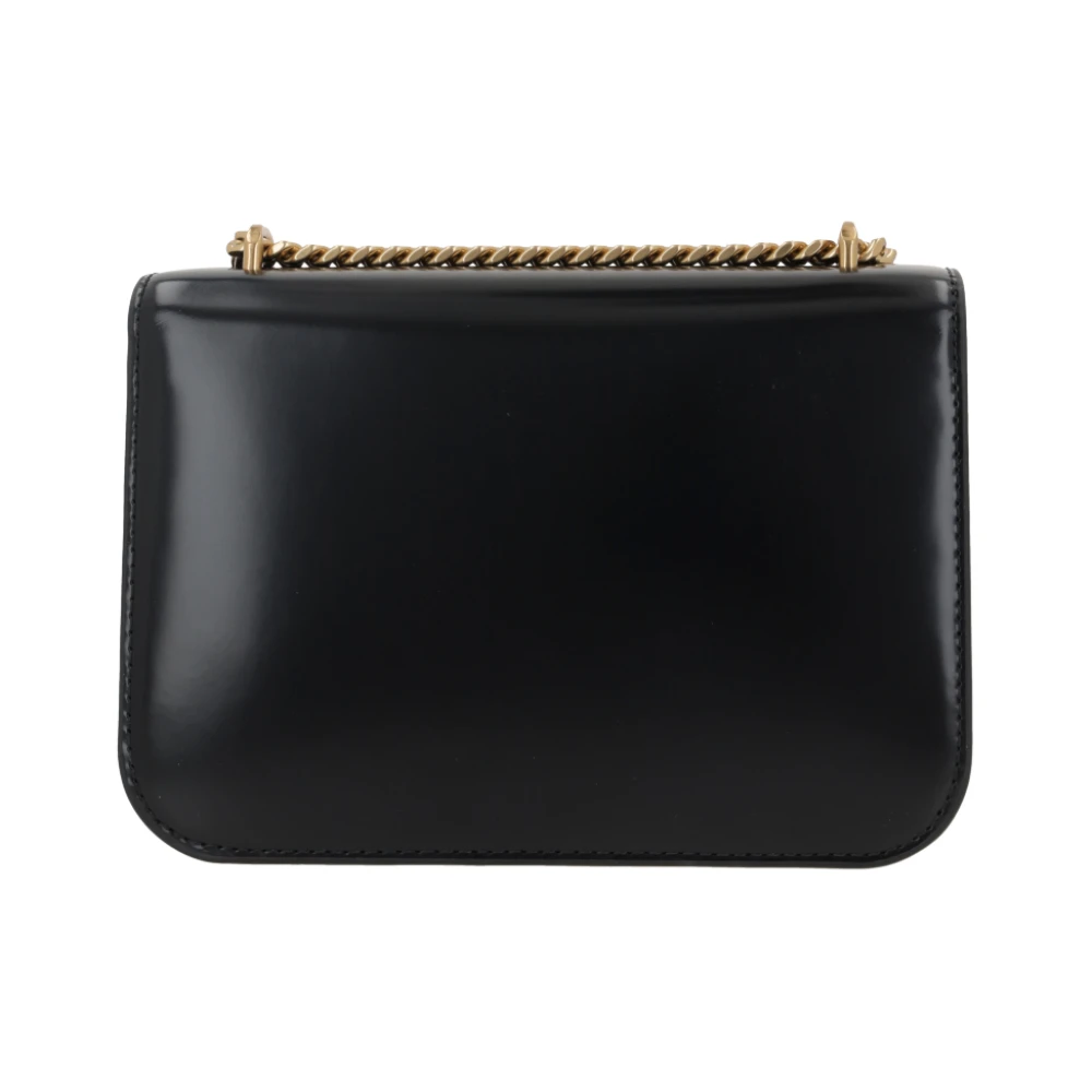 TORY BURCH Zwarte Geborsteld Leren Schoudertas Black Dames
