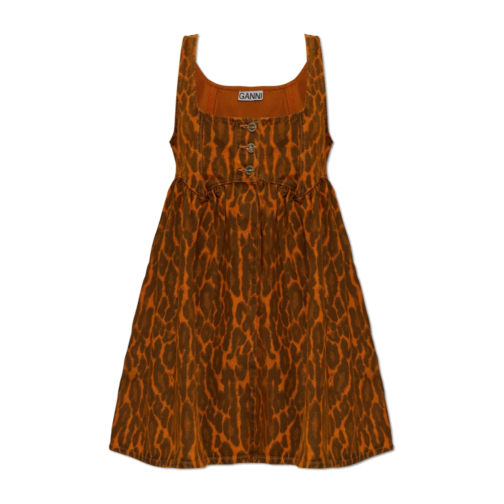 Ganni Donna Arancione Abiti, S, New,