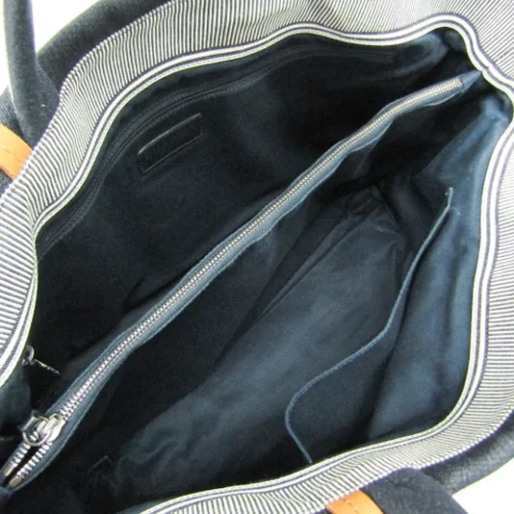 Chanel Vintage Pre-owned Denim chanel-bags Blue Dames