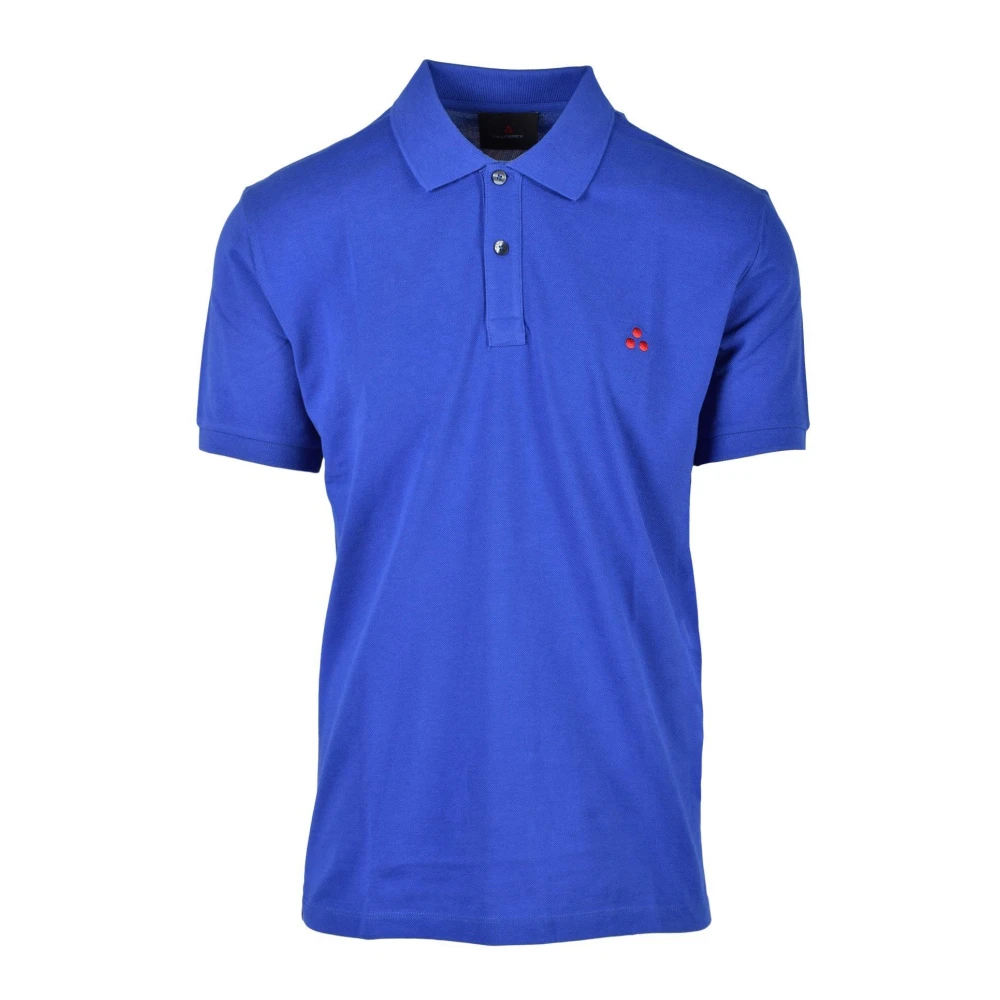 Peuterey Katoenen Polo Shirt Blue Heren