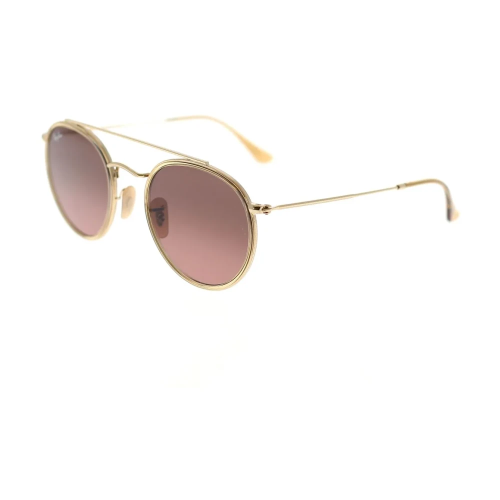 Ray-Ban Unisex Yellow Round Double Bridge Sunglasses
