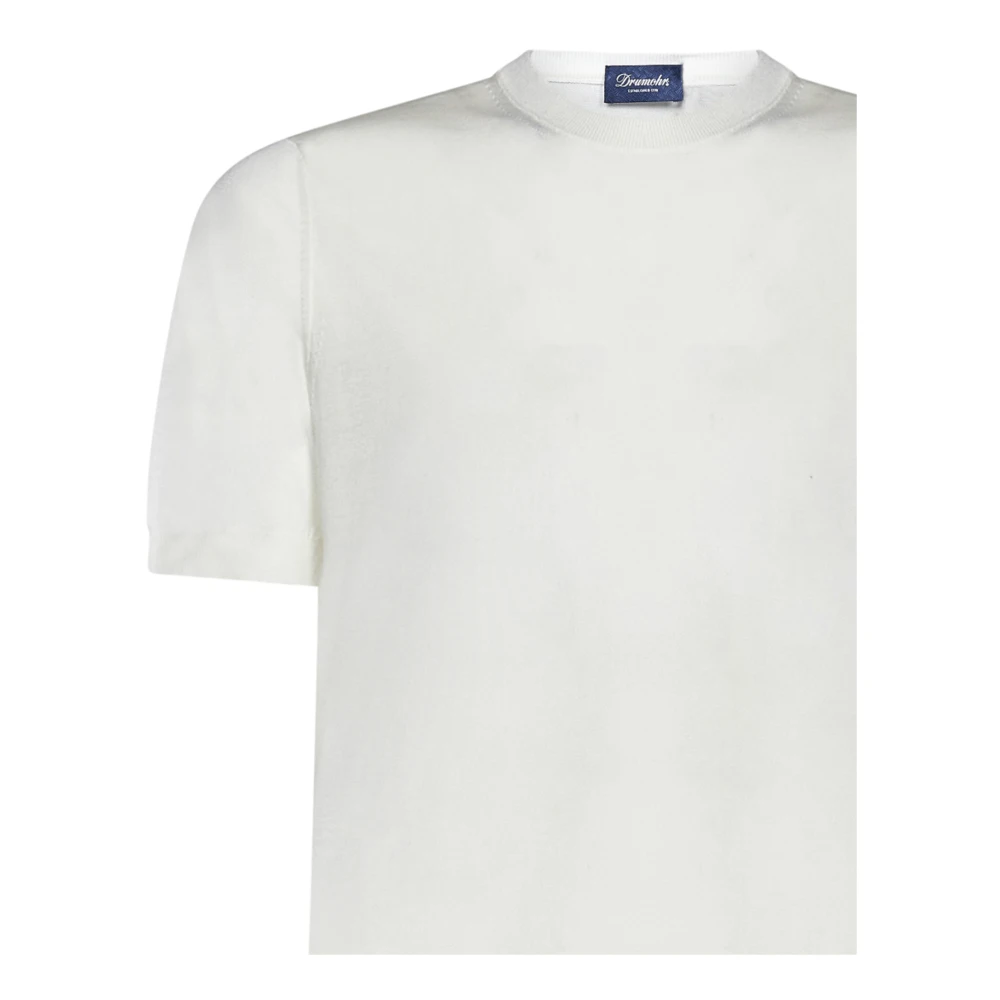 Drumohr T-Shirts White Heren
