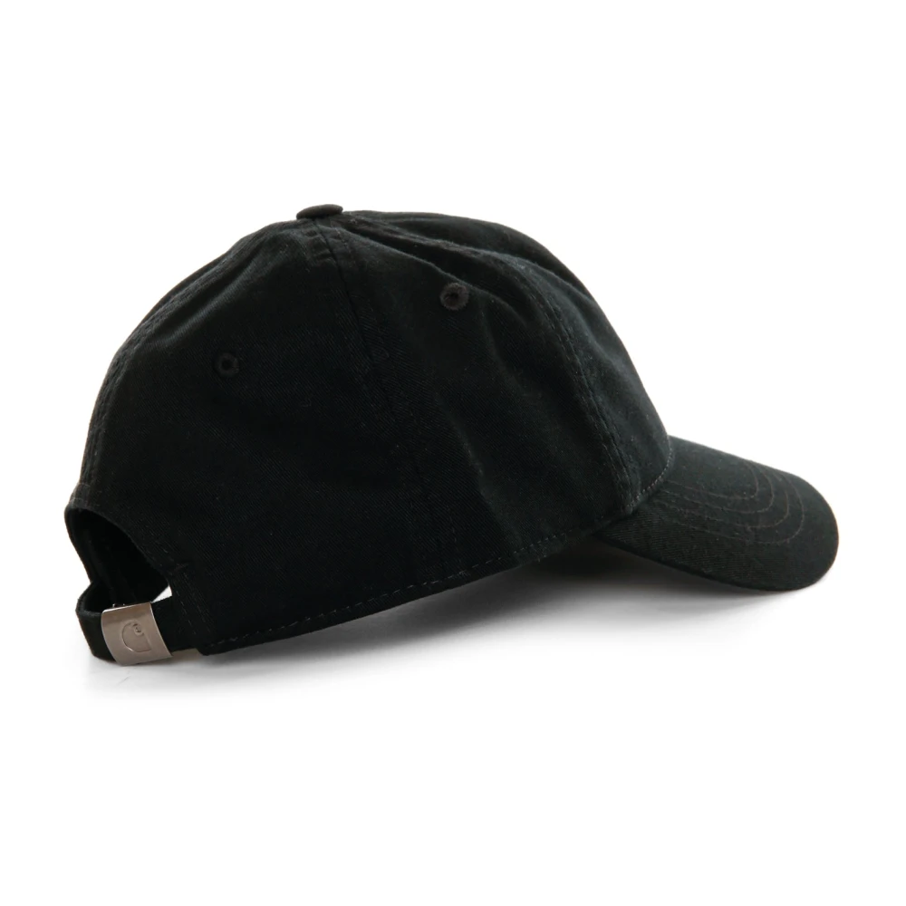 Carhartt WIP Klassieke Cap met Zes-Panel Ontwerp Black Heren