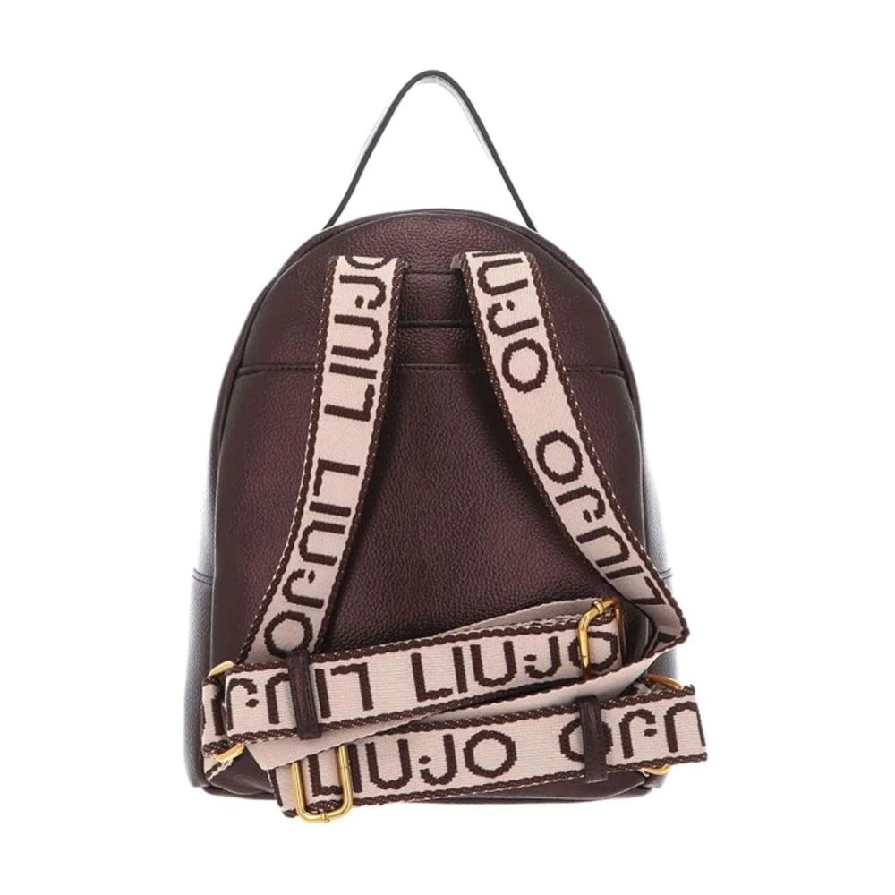Liu Jo Stijlvolle Rugzak Af4201E0031 Brown Dames