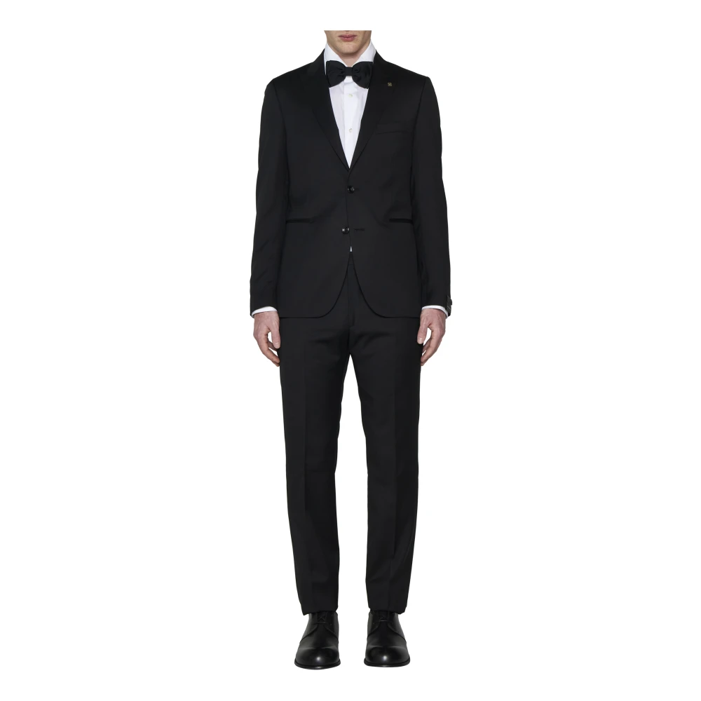 Tagliatore Zwarte Jurk Collectie Black Heren