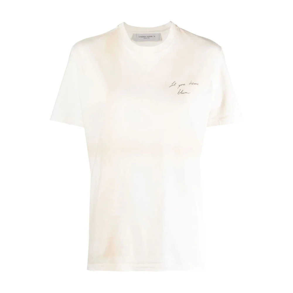Golden Goose Heritage Journey Dames T-Shirt White Dames