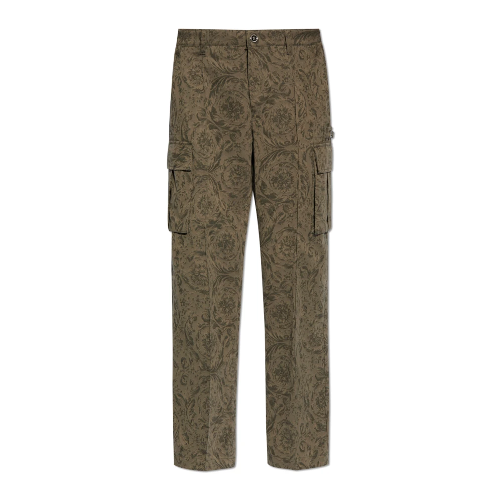 Trousers > Slim-fit Trousers - - Versace - Modalova