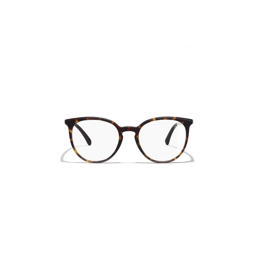 Chanel Stijlvolle Bril met Imitatieparels Brown Dames