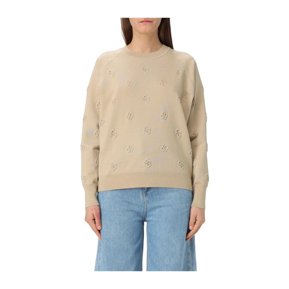 Knitwear > Round-neck Knitwear - - Hugo Boss - Modalova