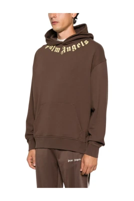Neck Logo Regular Hoodie